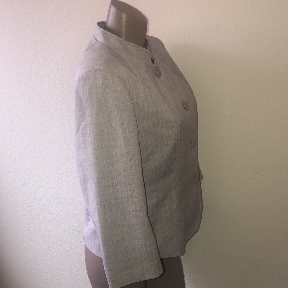 Pendleton Beige Jacket Blazer Lined Wool Blend, 14 - image 4